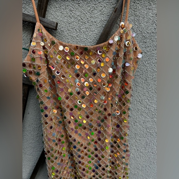 Elliatt Cabana Embellished Sequin Midi Dress in Multi New with Tags! - Picture 7 of 12